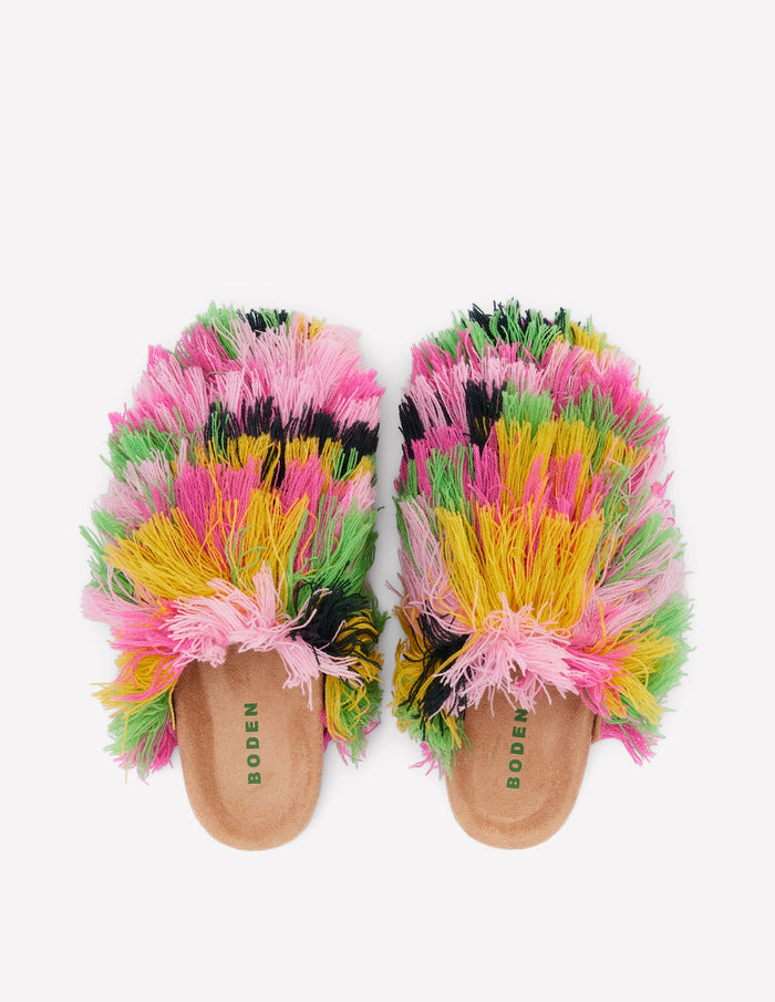 Multi Texture Mules Multi