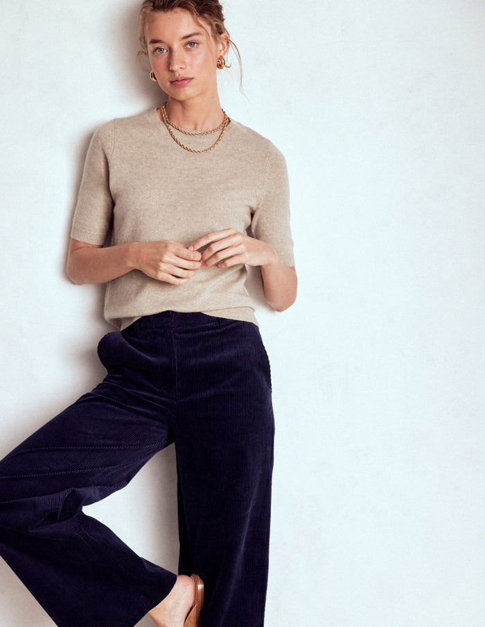 Eva Cashmere T-Shirt Chinchilla Melange
