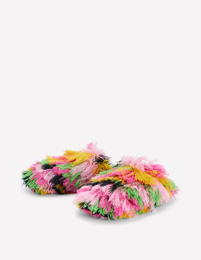 Multi Texture Mules Multi