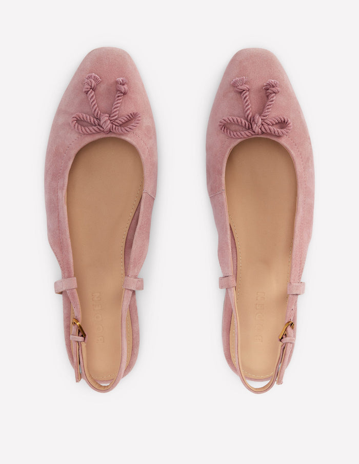 Easy Slingback Flats Blush