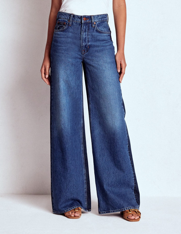 High Rise Wide Leg Jeans Hotch Potch