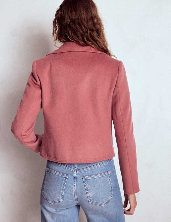 Topstitch Jacket DUSTY PINK