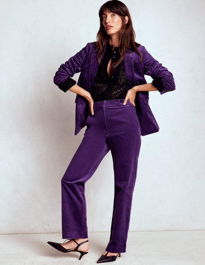Stamford Cord Blazer Mystical Purple