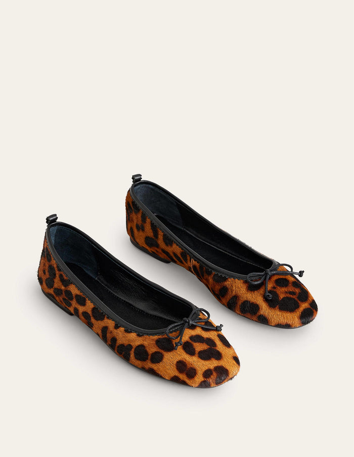 Kitty Flexi Sole Ballet Flats Leopard