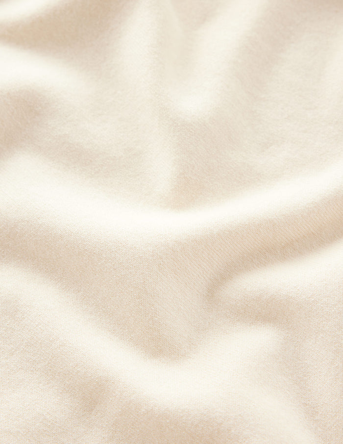 Emilia Cotton Crew Sweater Warm Ivory