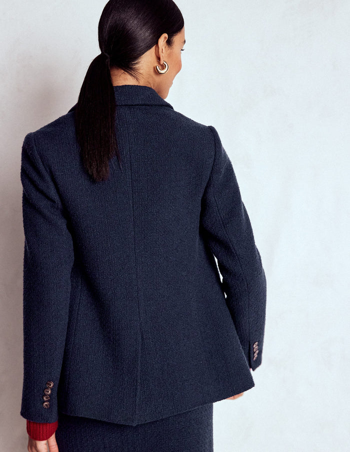 Stamford Texture Blazer Navy Texture