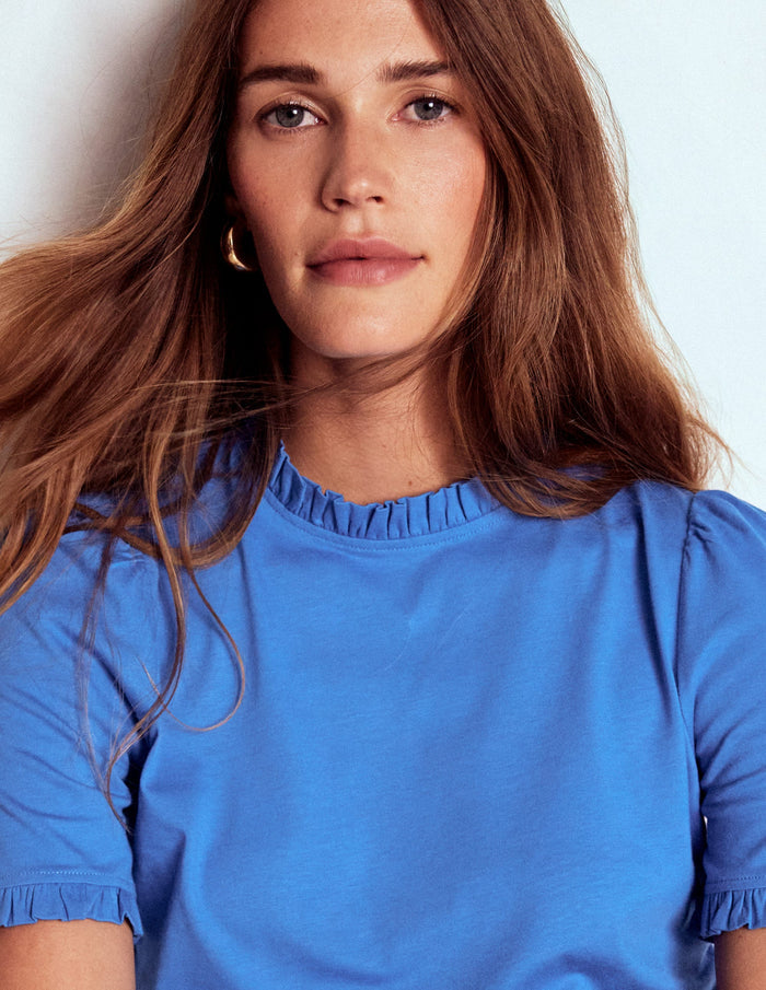 Supersoft Frill Detail T-shirt Meadow Spring