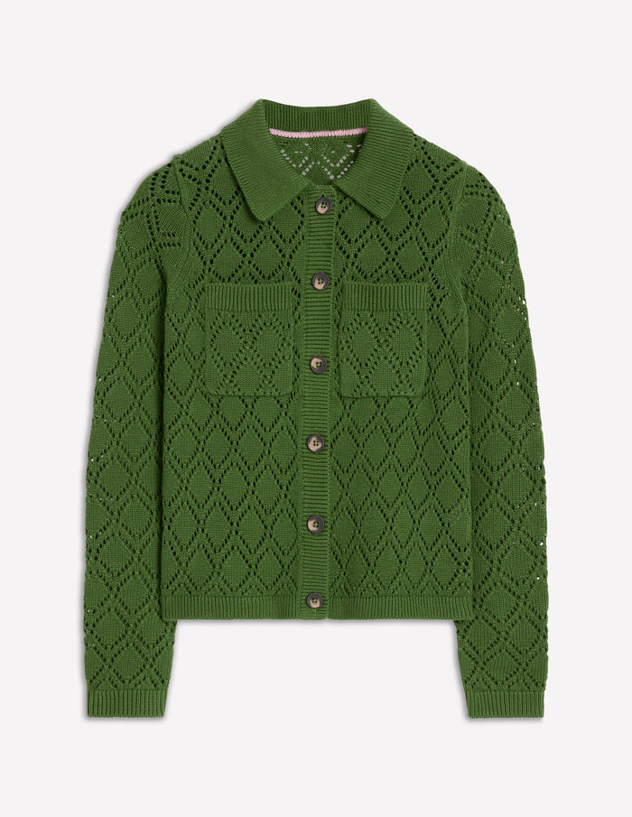 Astrid Knitted Shirt Promenade Green