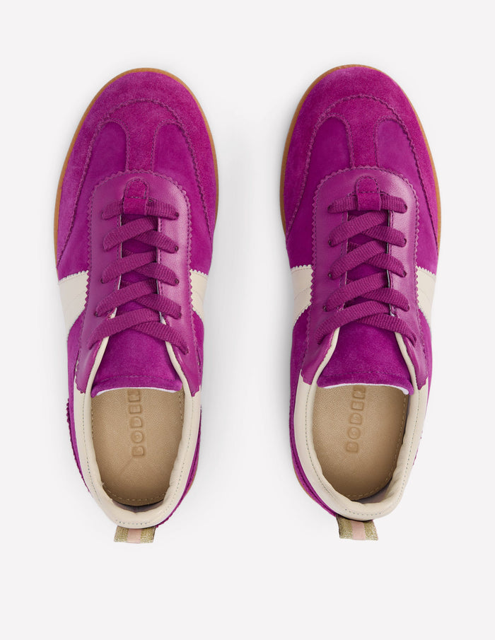 Erin Retro Tennis Trainers Regal Purple