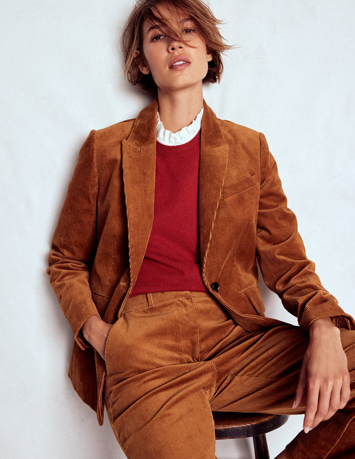 Stamford Cord Blazer Ginger