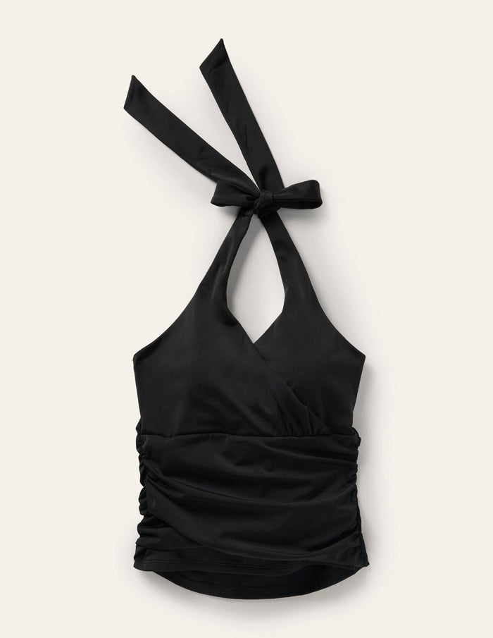 Levanzo Halter Tankini Top Black