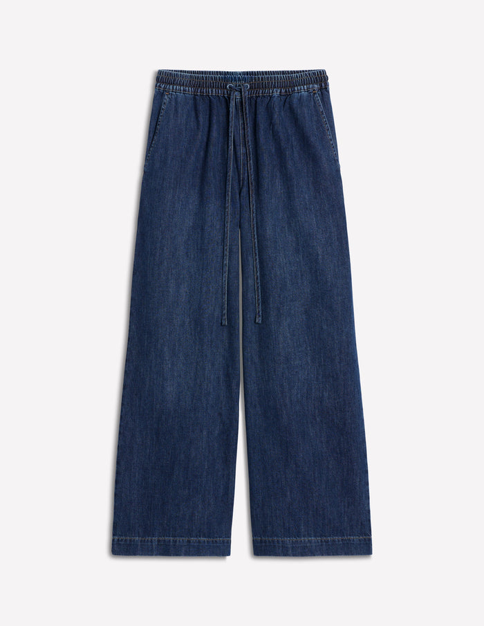 Drawcord Denim Pants MID WASH