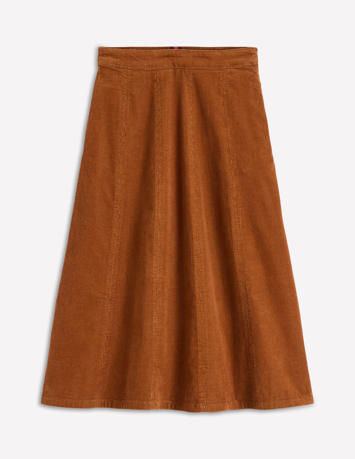 Joy Cord Midi Skirt Ginger
