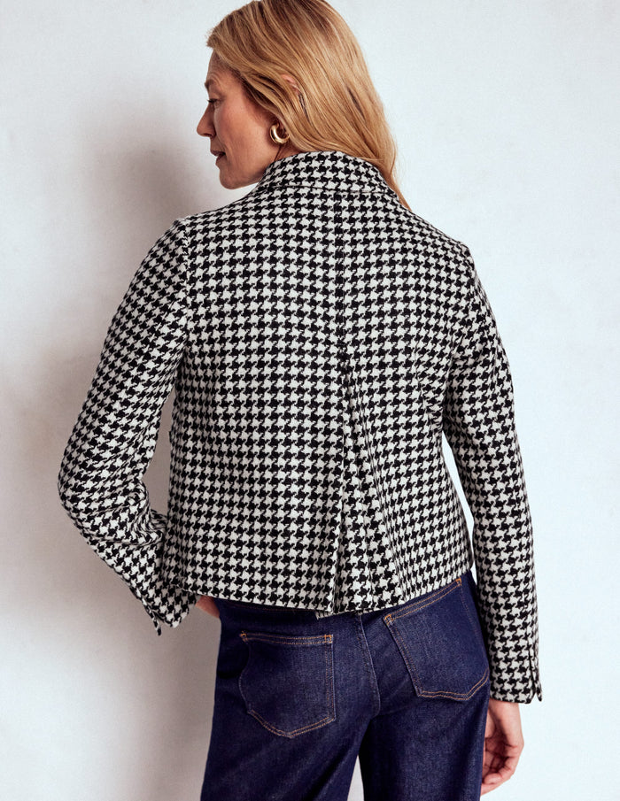 Knightsbridge Wool Jacket Black Dogstooth