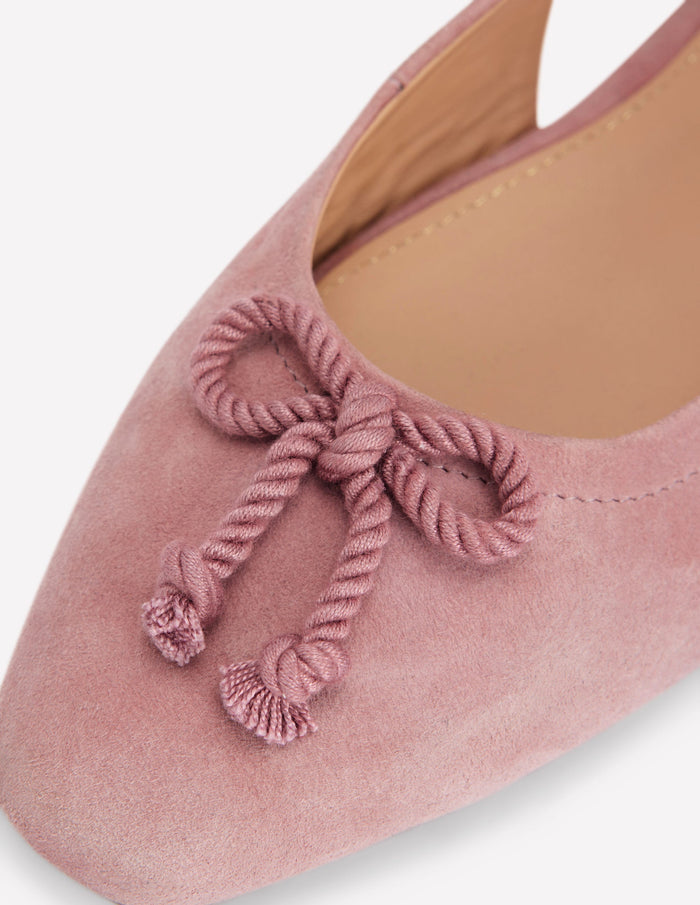 Easy Slingback Flats Blush