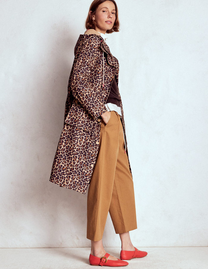 Longline Rain Mac Multi, Cheetah Pop
