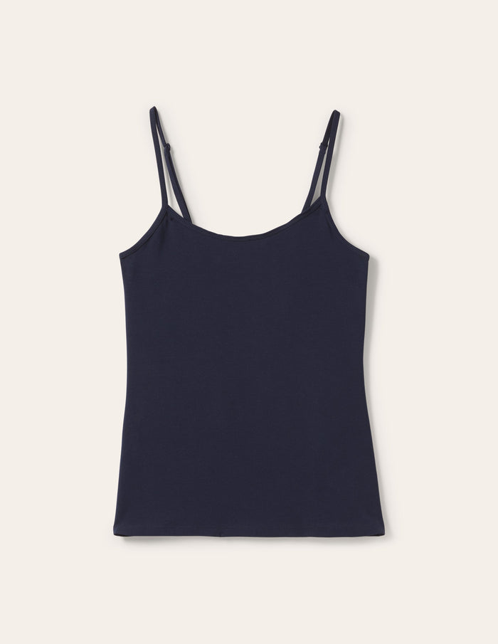 Plain Cami Top Navy