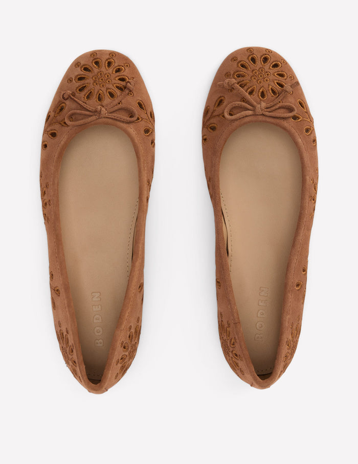 Cut Out Ballet Flats Gingersnap