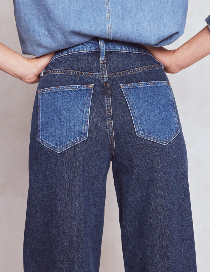 High Rise Wide Leg Jeans Hotch Potch