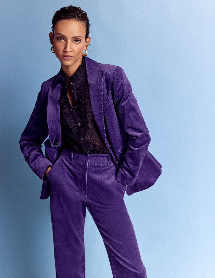 Stamford Cord Blazer Mystical Purple