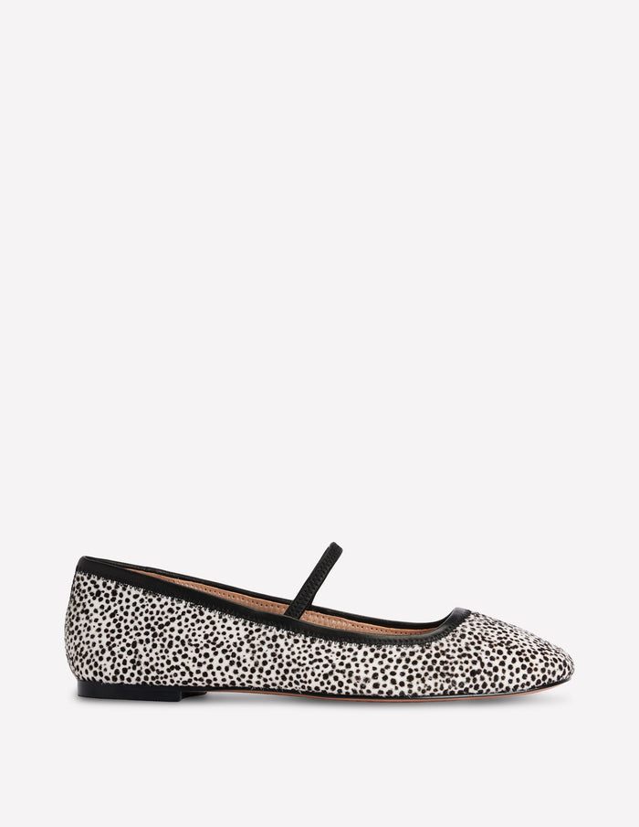 Thea Mary Jane Ballet Flats Dalmation Pony