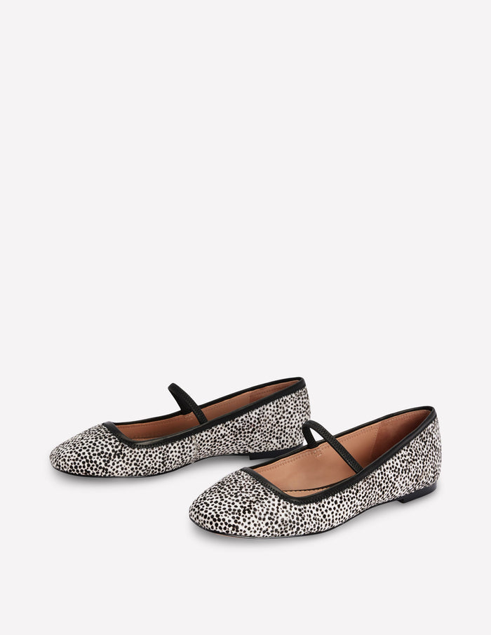 Thea Mary Jane Ballet Flats Dalmation Pony