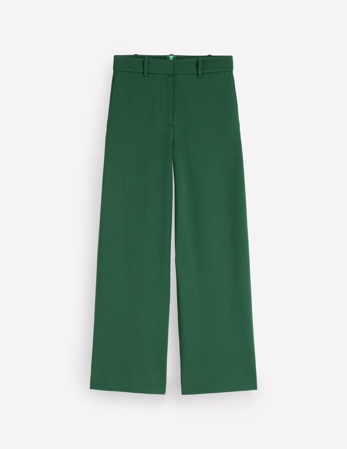 Belgravia Ponte Crop Pants Hunter Green