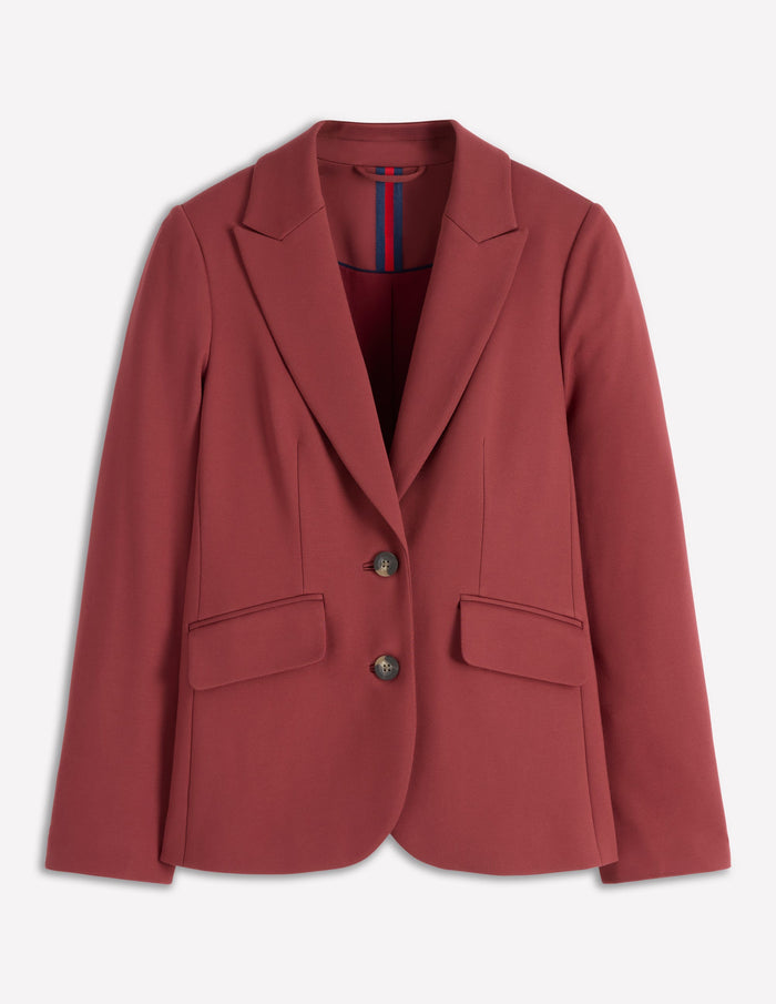 Marylebone Ponte Blazer Chestnut