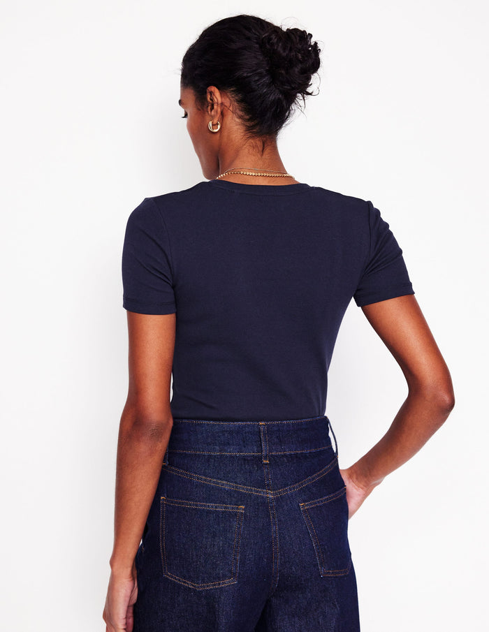 Essential Jersey T-Shirt Navy
