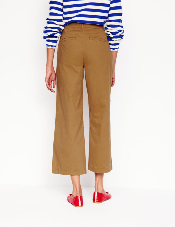 Barnsbury Crop Chino Pants Hazelnut Brown