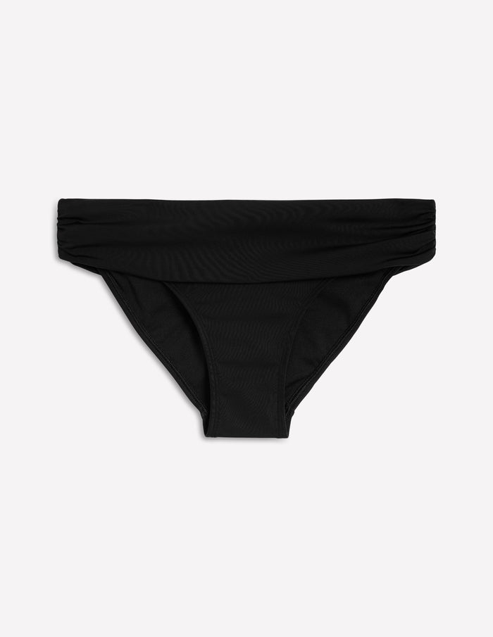 Classic Fold Bikini Bottoms Black