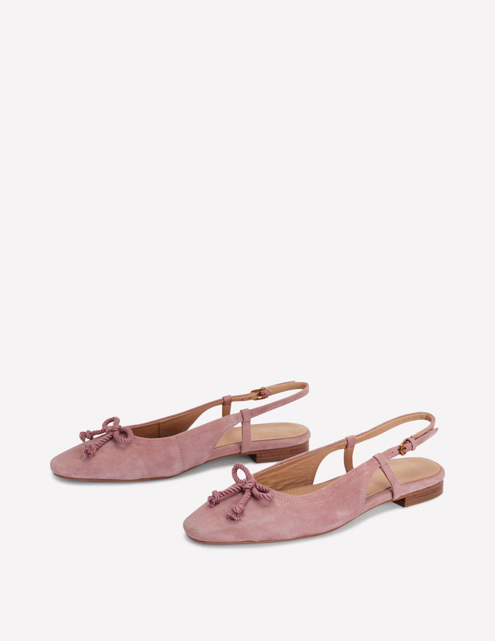 Easy Slingback Flats Blush