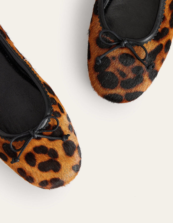 Kitty Flexi Sole Ballet Flats Leopard