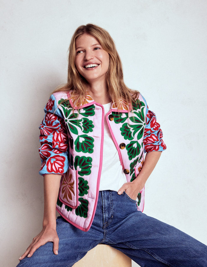 Fitzrovia Embroidered Jacket Multi Applique