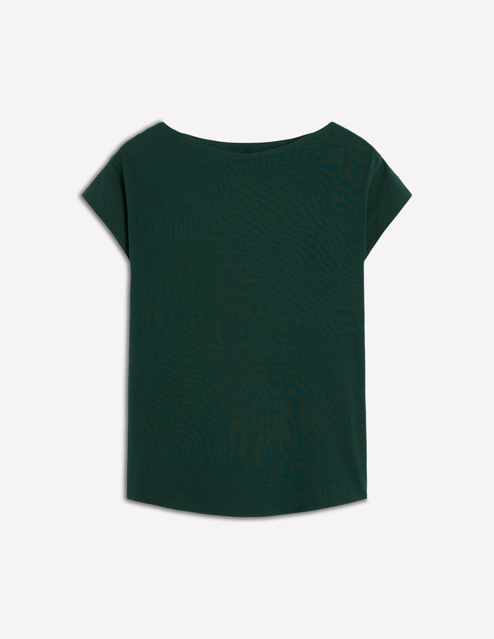 Supersoft Boat Neck T-Shirt Green Pine