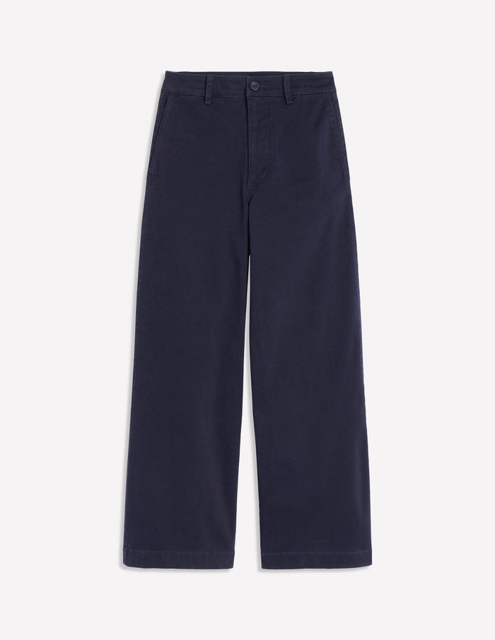 Barnsbury Crop Chino Pants Navy