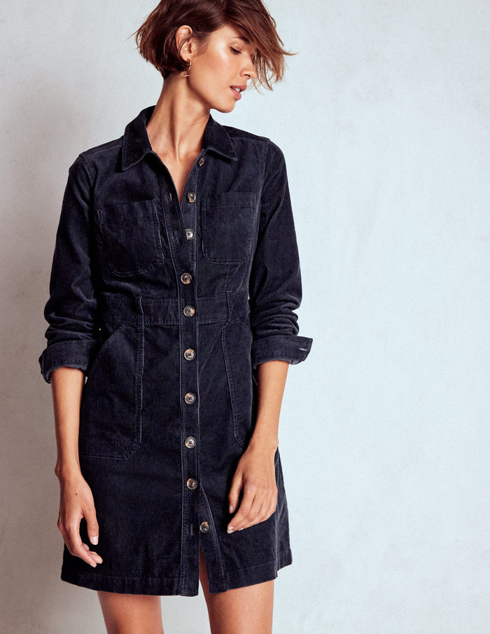 Amanda Cord Short Dress Navy