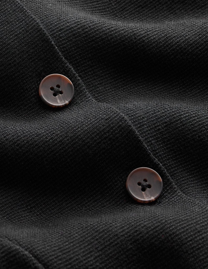 Joanna Fitted Knitted Jacket Black