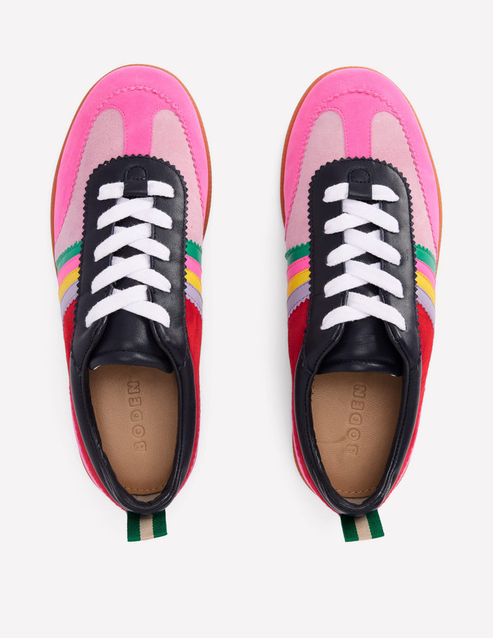 Erin Retro Tennis Trainers Multicolour