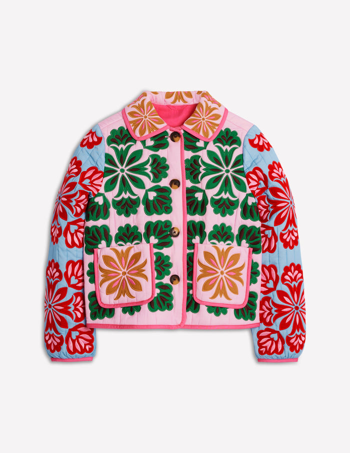Fitzrovia Embroidered Jacket Multi Applique