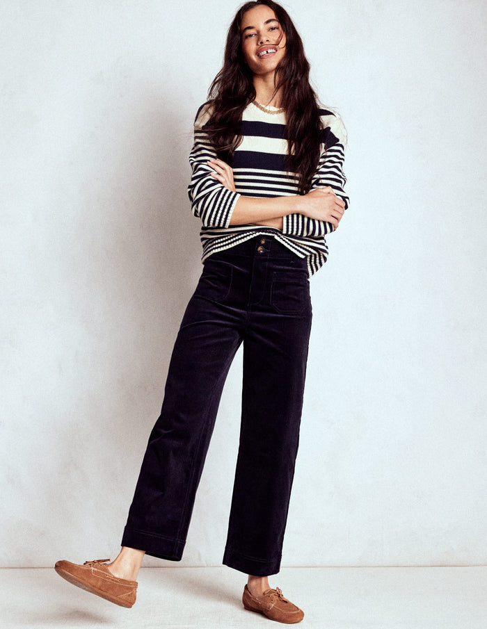 Primrose Cord Pants Navy