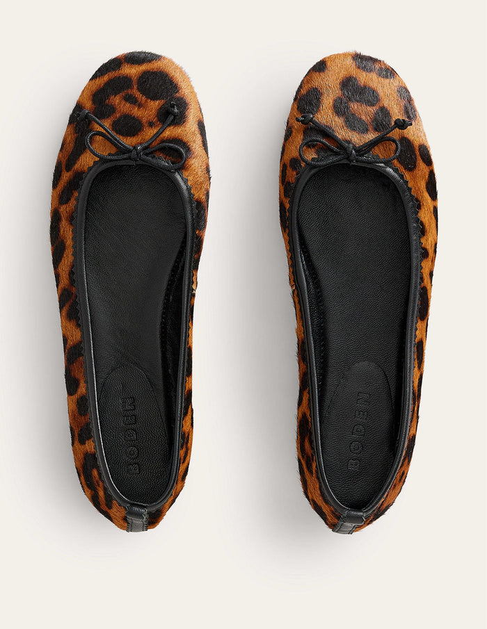 Kitty Flexi Sole Ballet Flats Leopard
