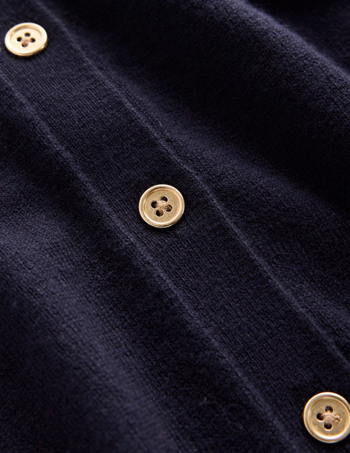 Briony Stitch Cardigan Navy