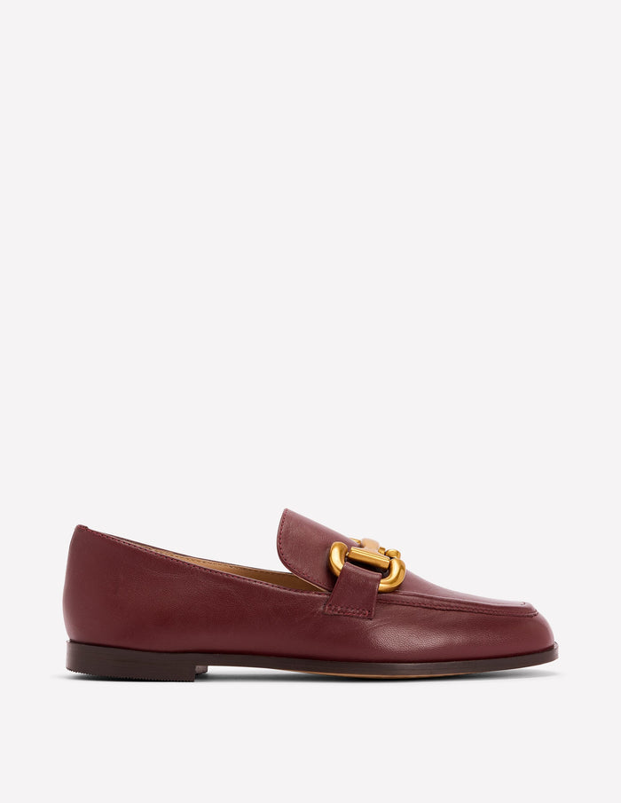 Iris Snaffle Loafers Oxblood