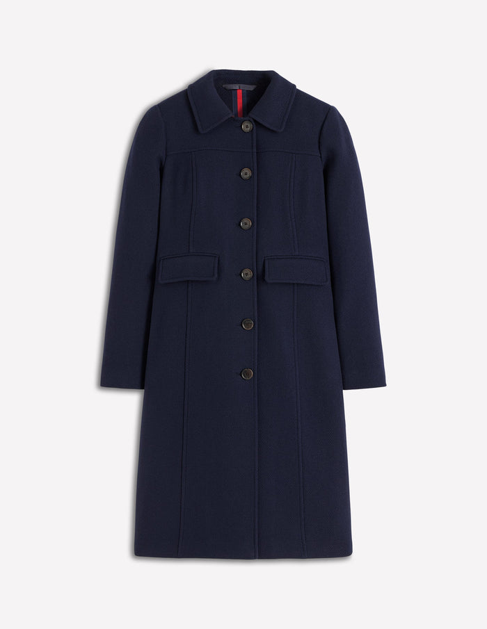 St Albans Coat Navy