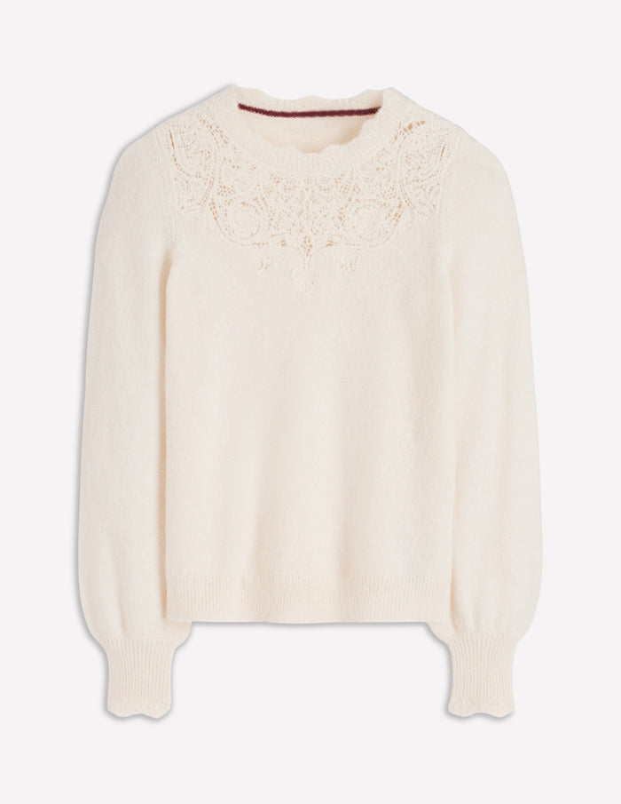 Fluffy Embroidered Sweater Rope
