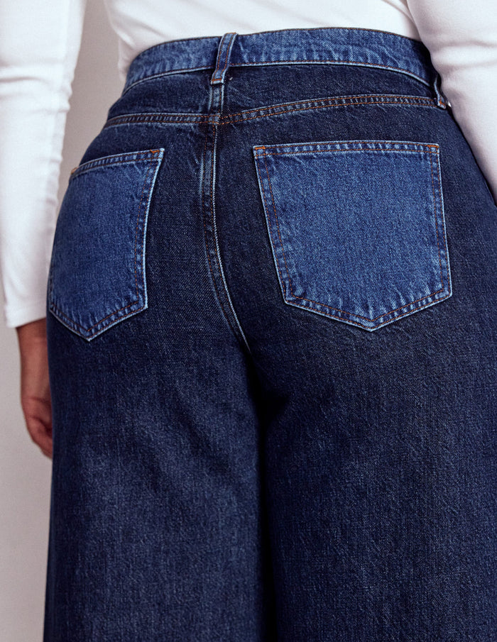 High Rise Wide Leg Jeans Hotch Potch
