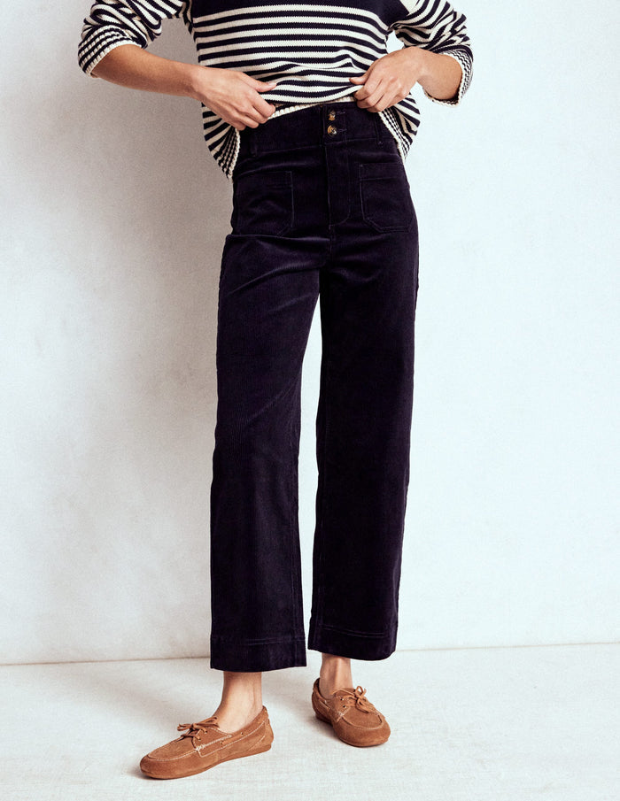 Primrose Cord Pants Navy