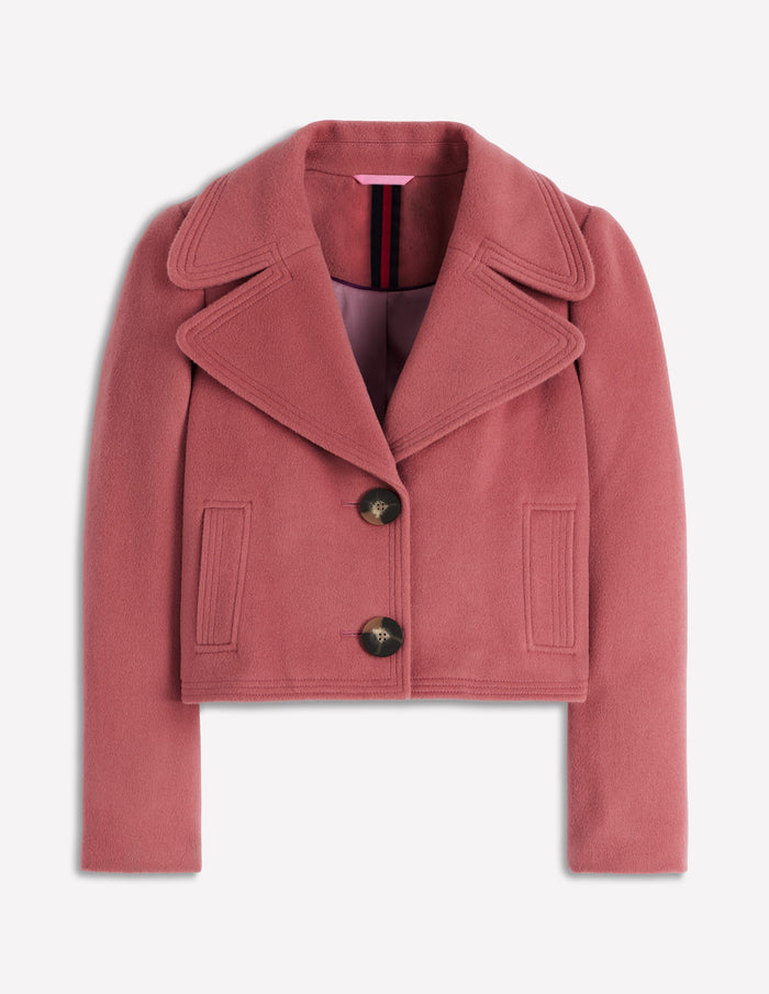 Topstitch Jacket DUSTY PINK
