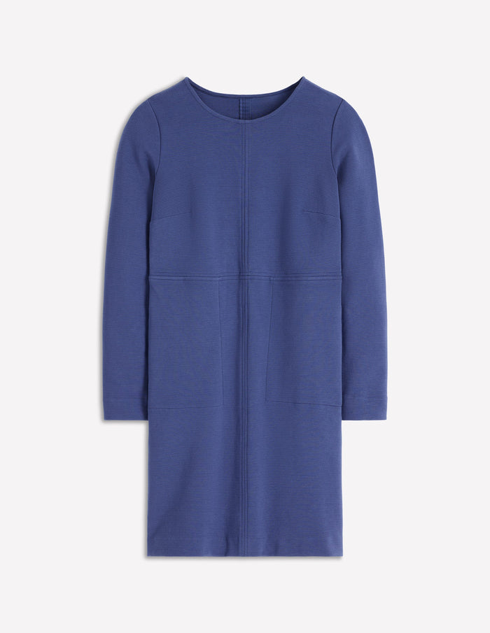 Cornelia Ottoman Dress Denim Blue